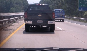 Chevy Truck With Anti-Obama Sticker On It